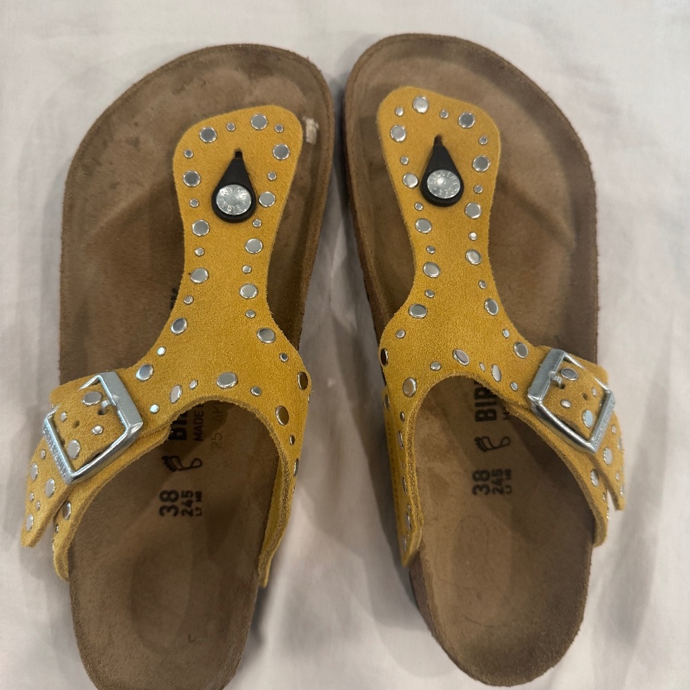 Birkenstock Gizeh Suede Rivets